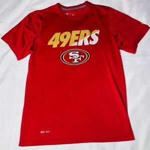 NFL Red 49ers Dri-Fit T-Shirt